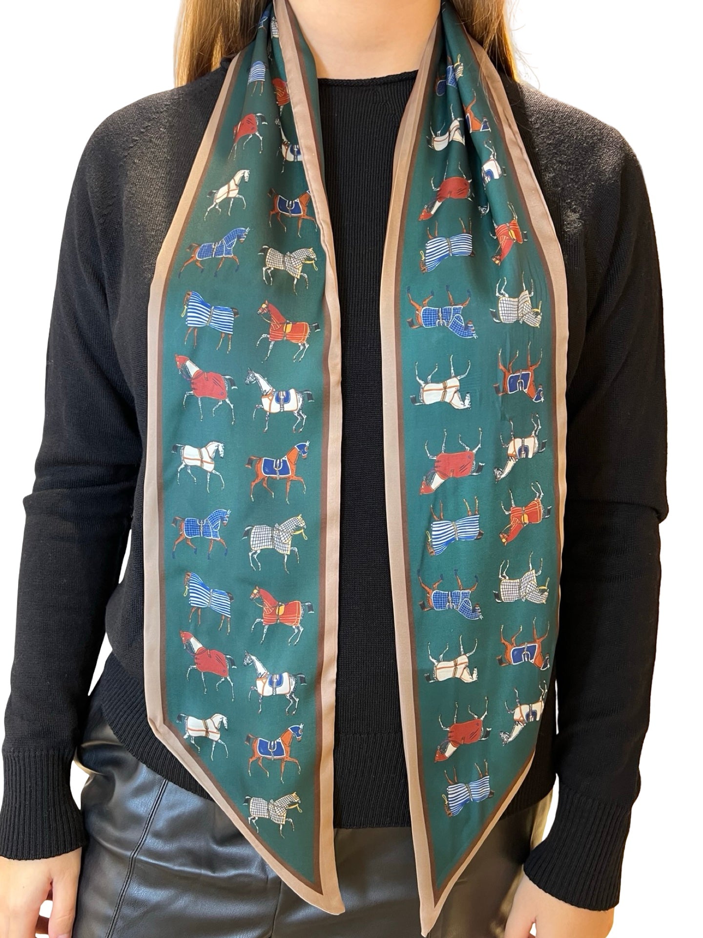 Twilly Il Baco Da Seta Estampado Caballos