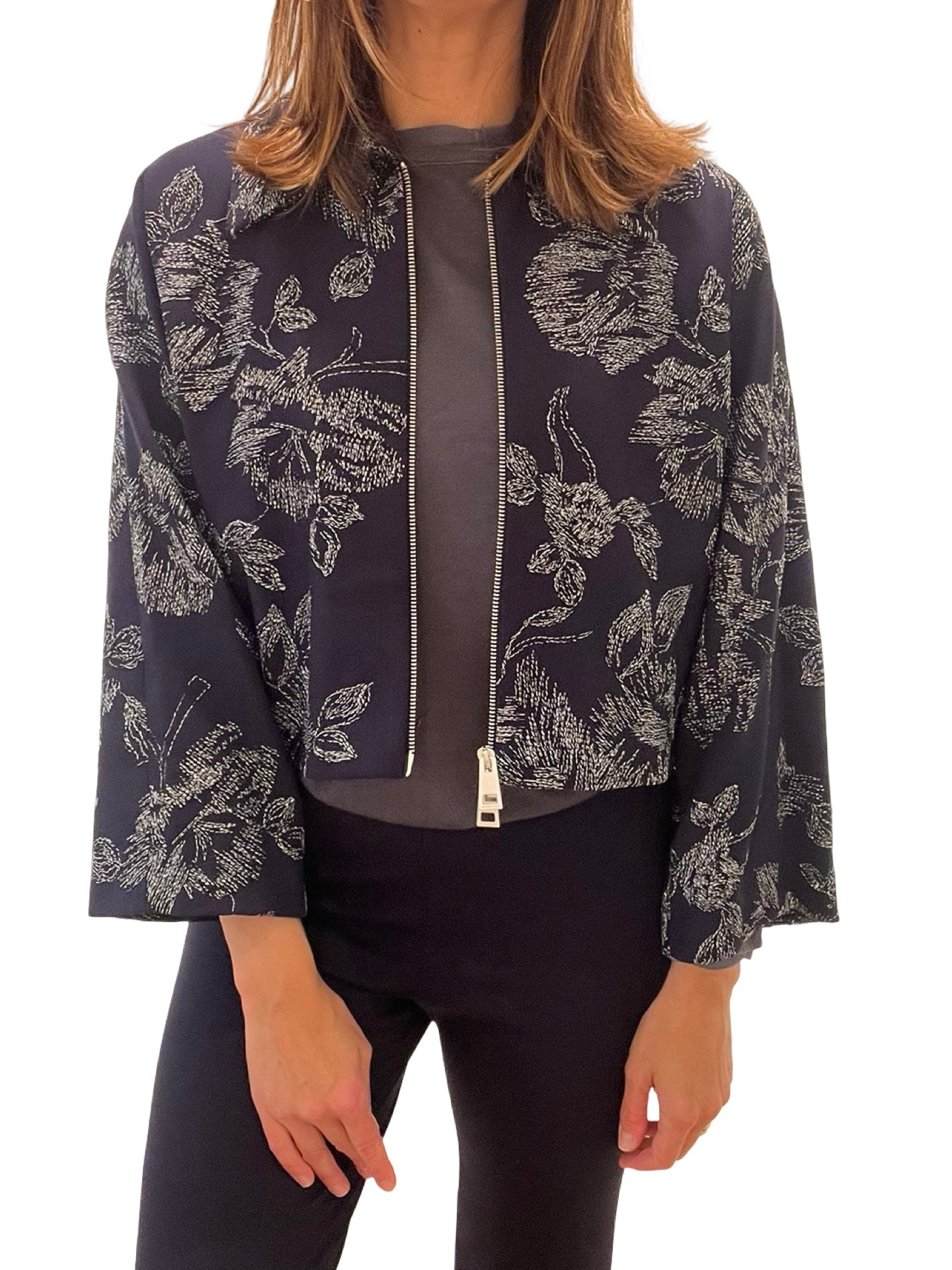 Chaqueta Liviana Conti Bordada Lurex