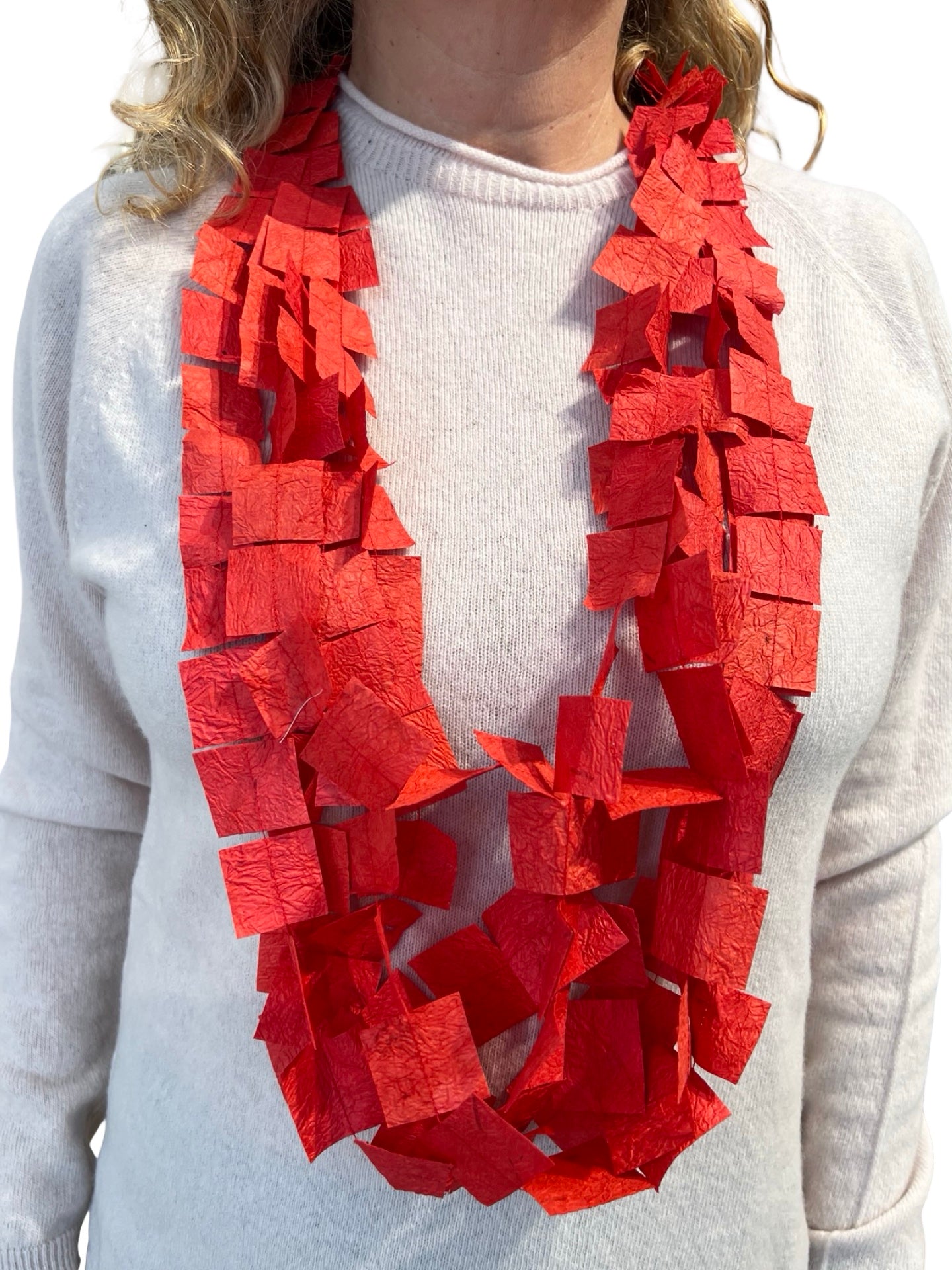 Collar Ana Hagopian Nest Long Rojo