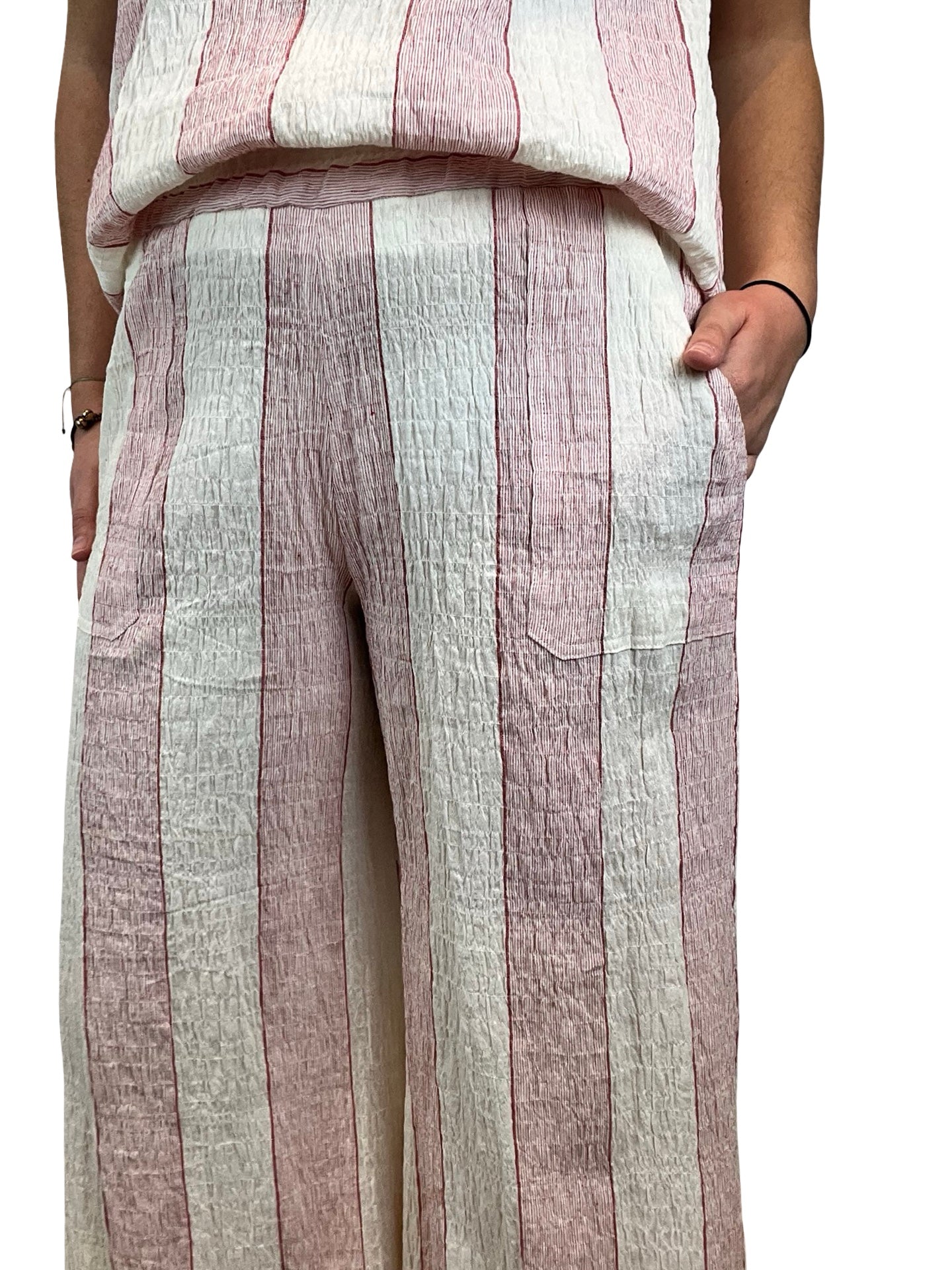 Pantalon large à rayures Agoefilo