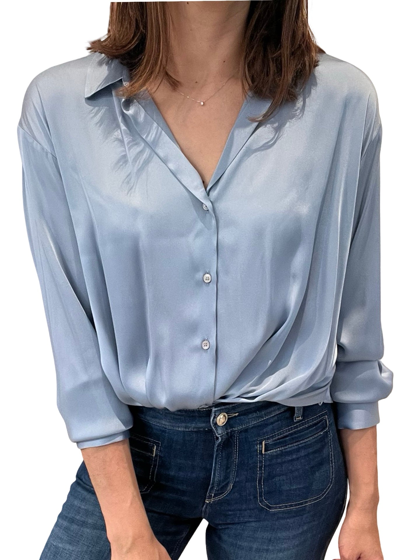 Chemise nouée Rosso35