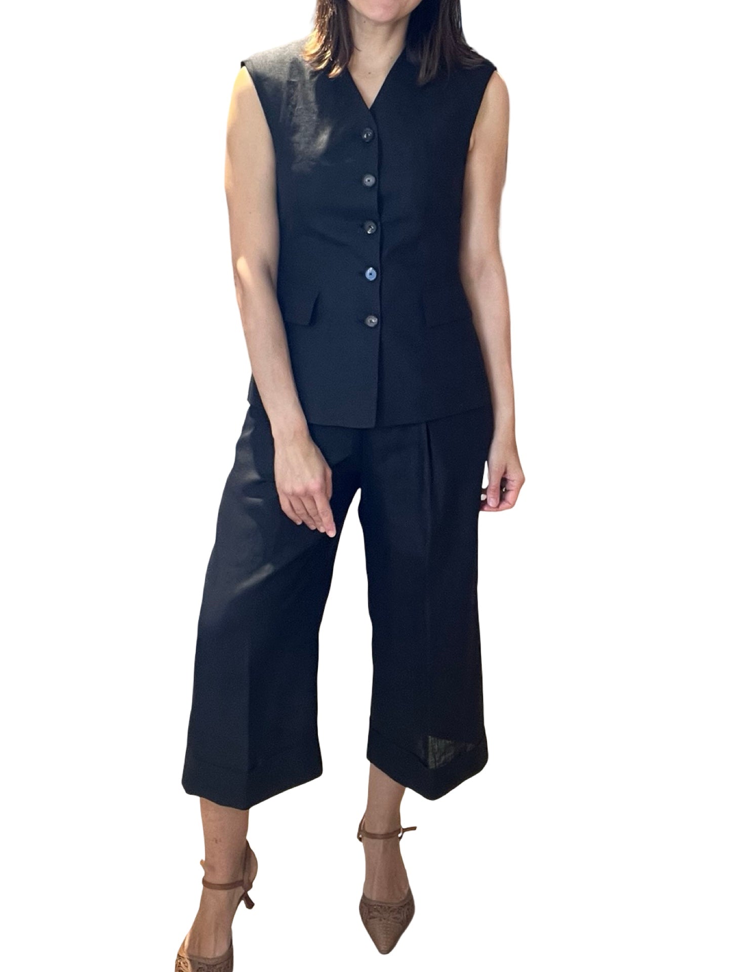 Gilet léger en lin Conti