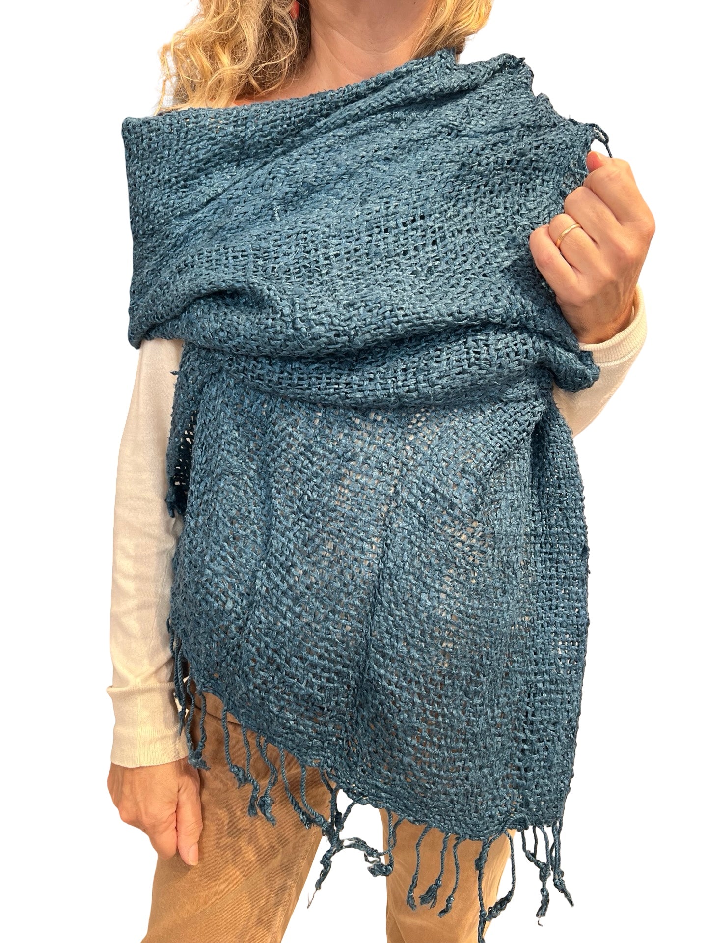 Écharpe Il Baco Da Seta Huile Soie