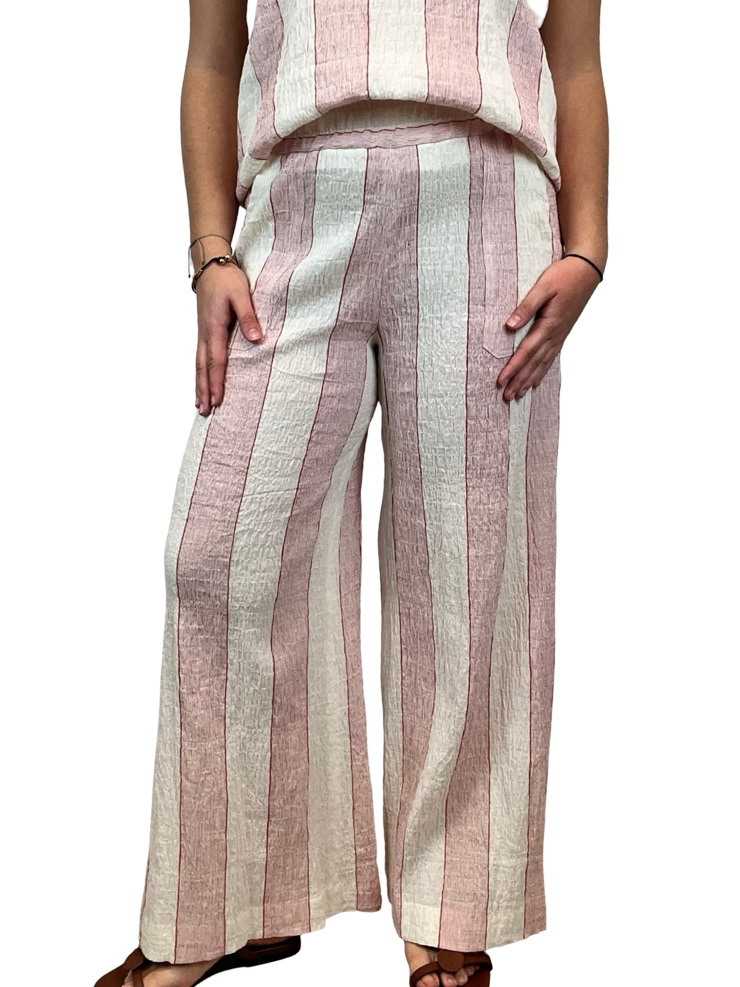 Pantalon large à rayures Agoefilo