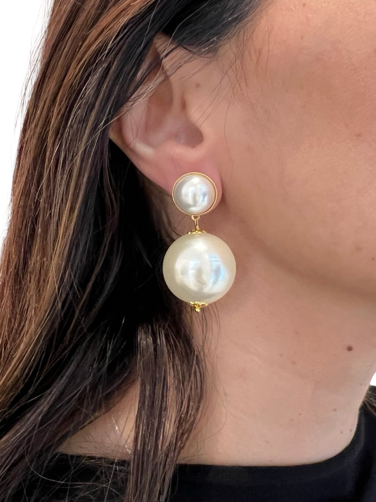 Pendientes Fabrizio Marcantelli Bola Perla P