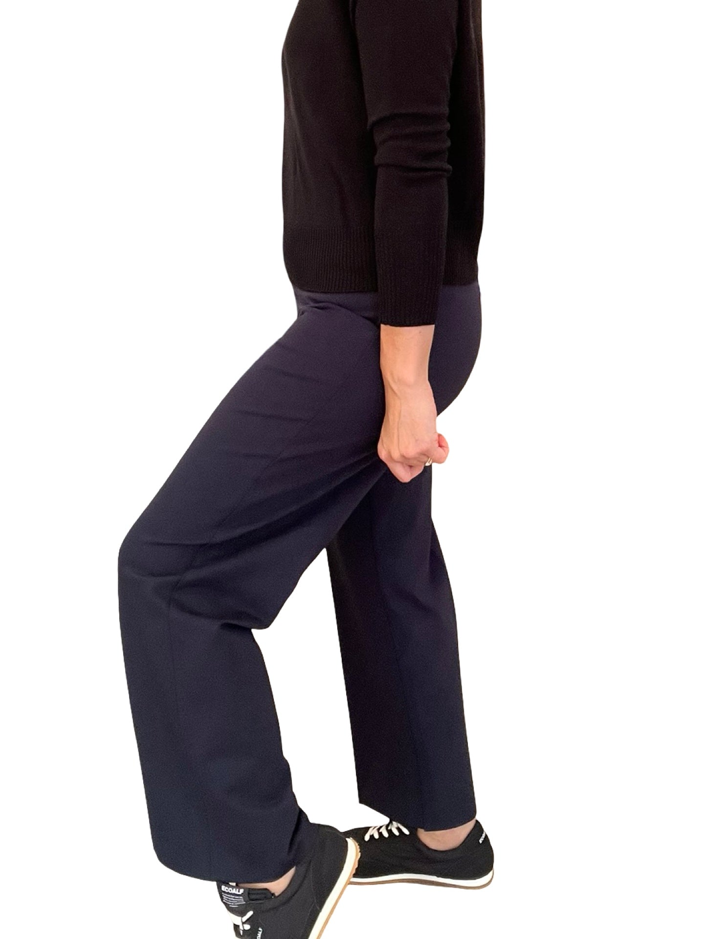 Pantaloni larghi in maglia