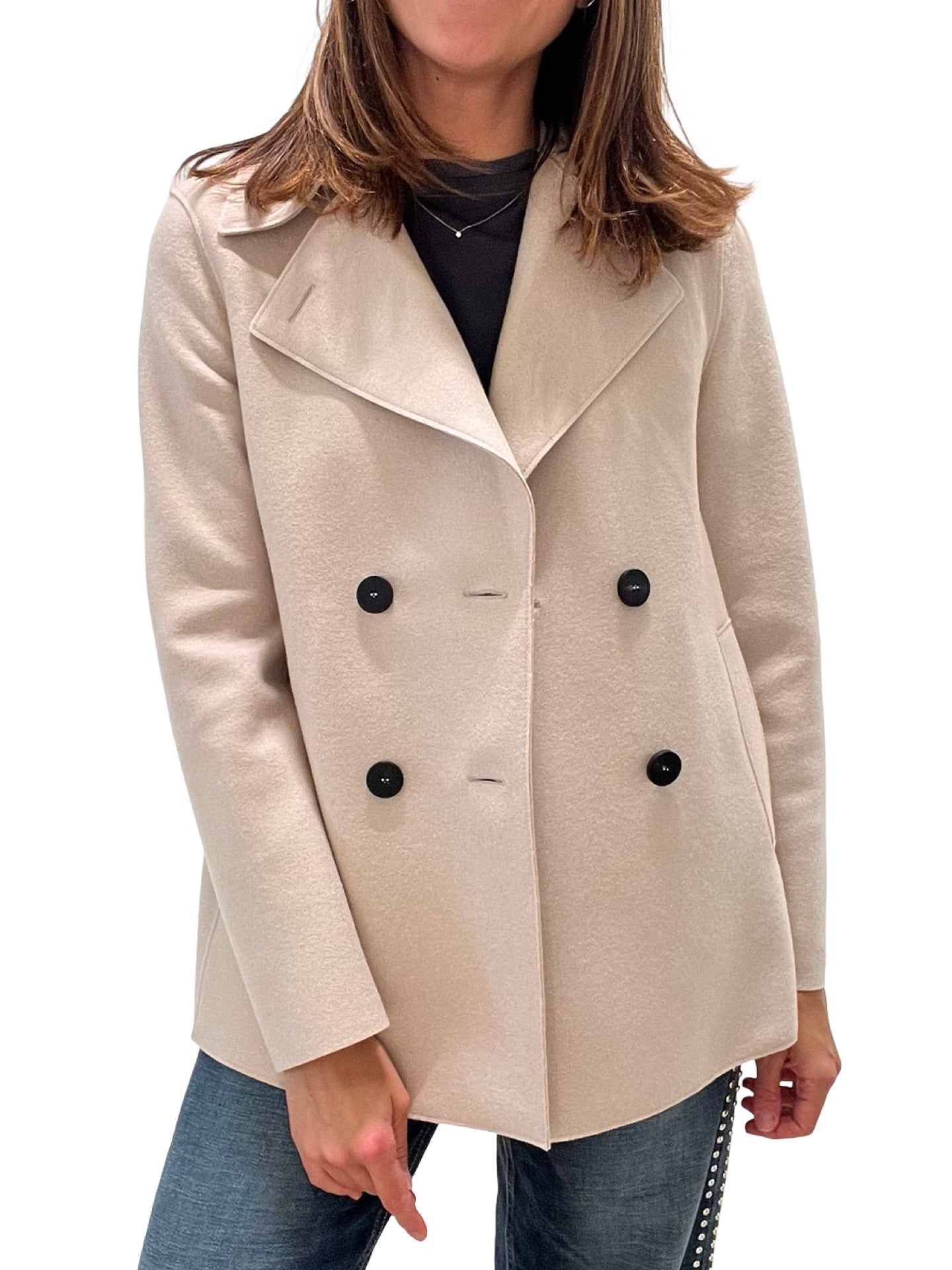 Chaqueton Cruzado Harris Wharf London Crudo