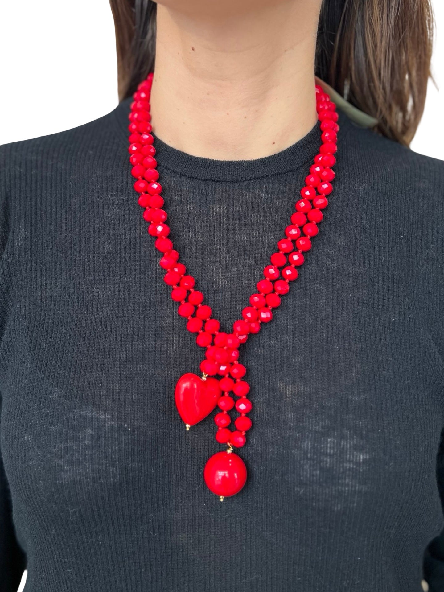 Collar Fabrizio Marcantelli Valentino Rojo