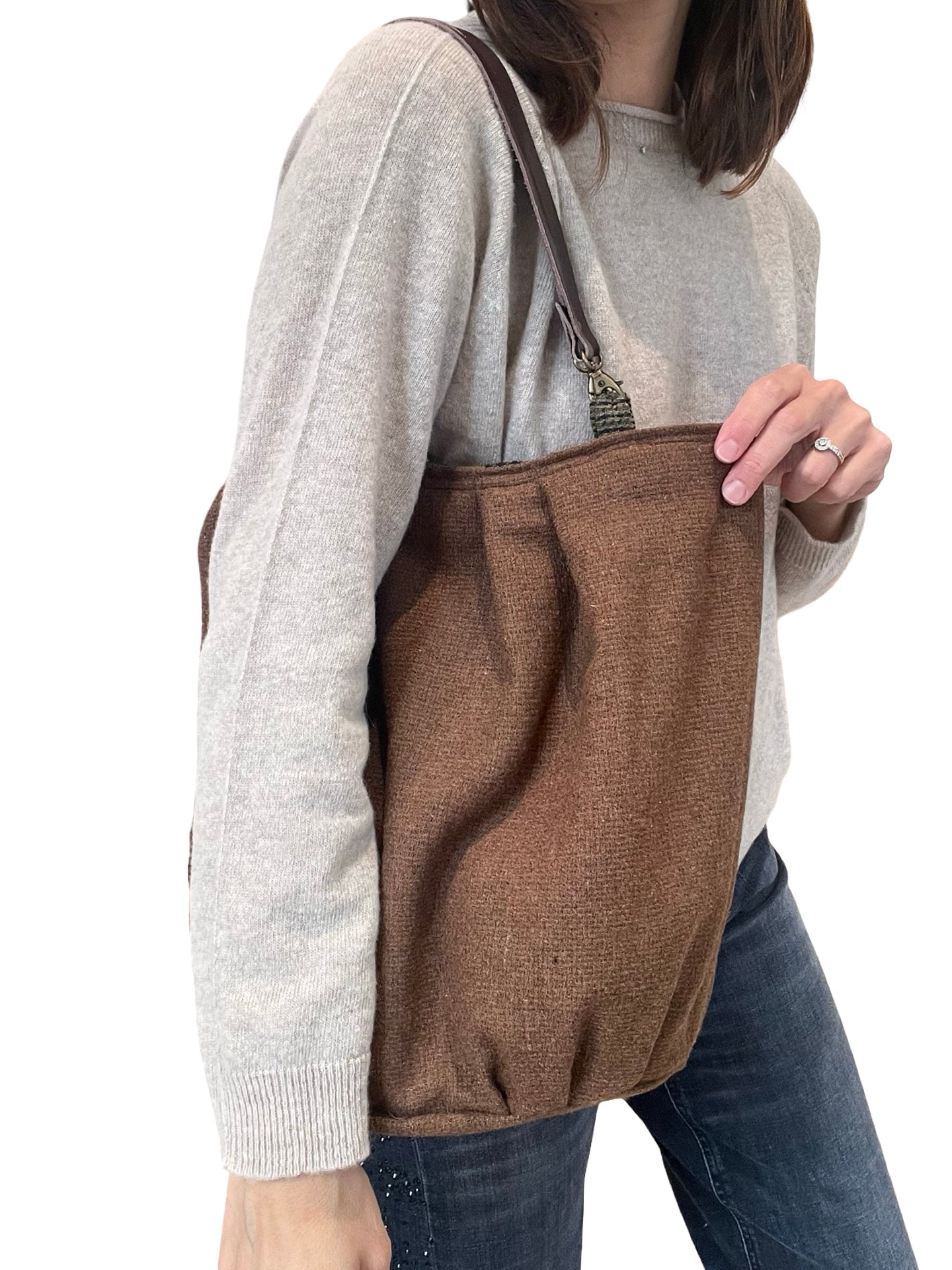 Borsa verde Vichy di Bianca