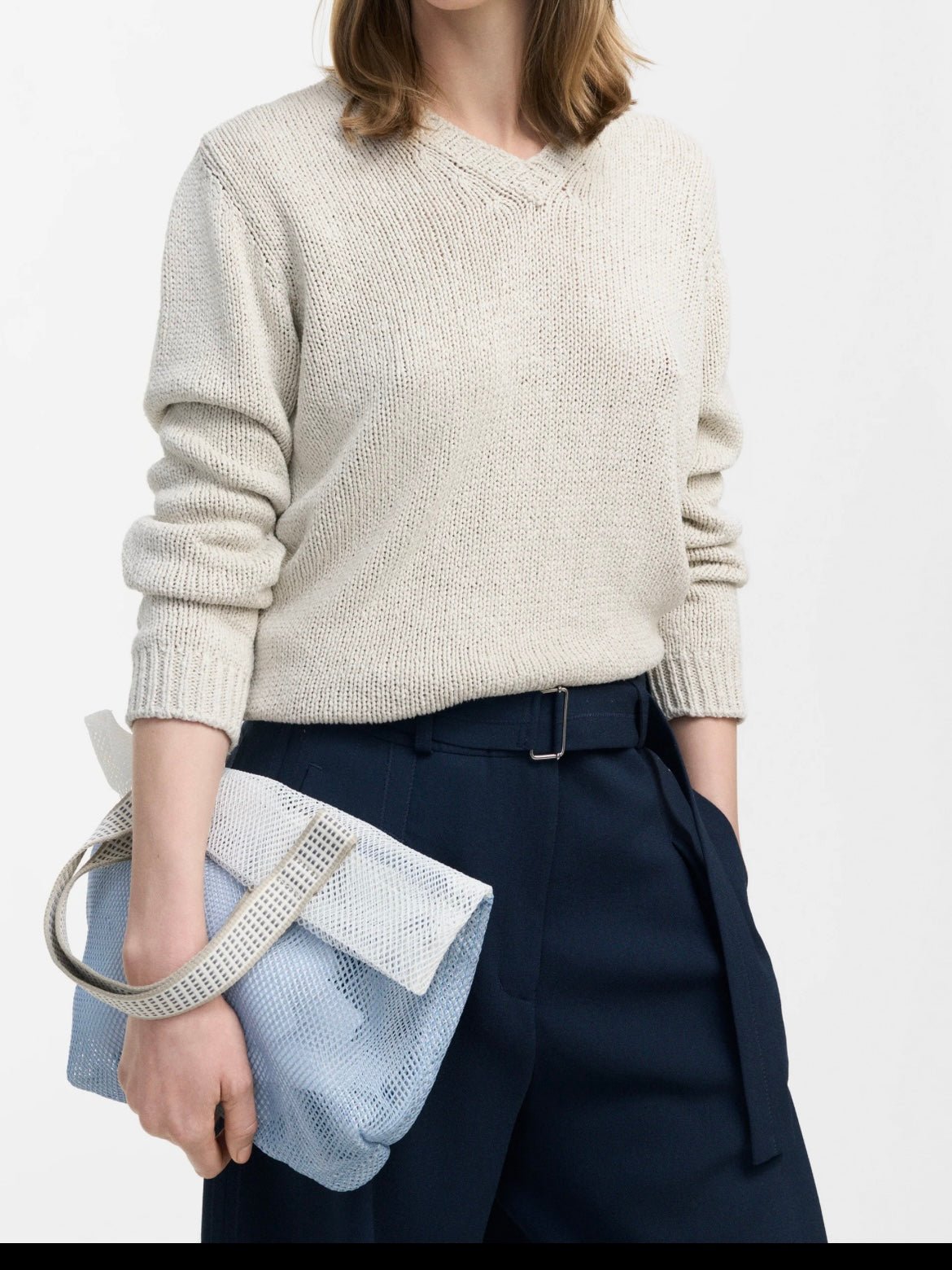 Bolso Epice Tote Pequeño Raya Silver