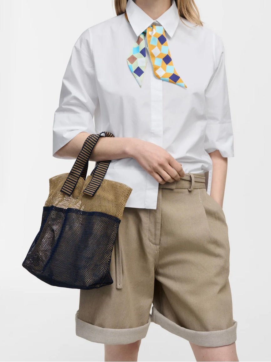 Bolso Epice Tote Pequeño Raya Bronce