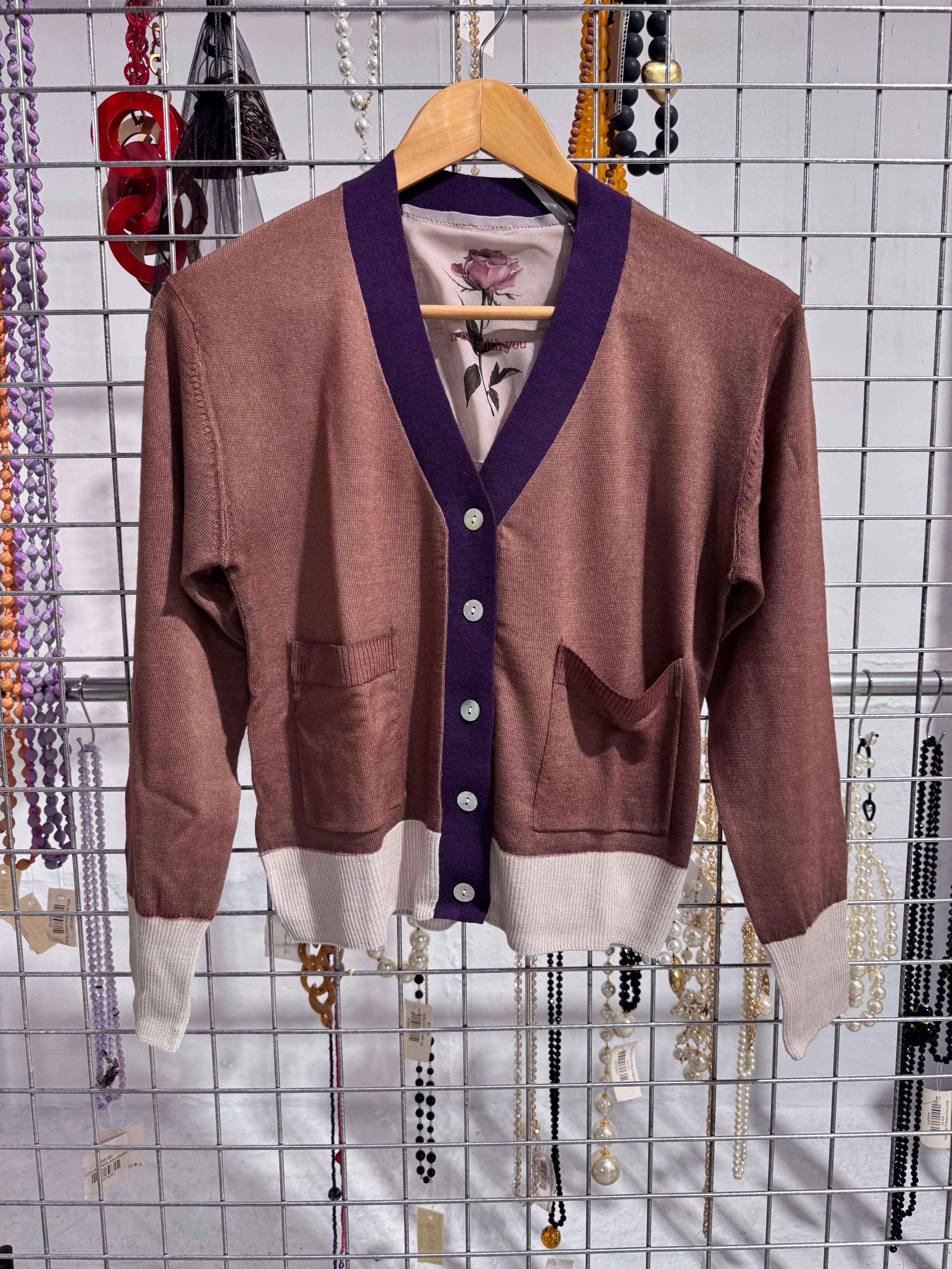 Cardigan In Bed With You Marrón