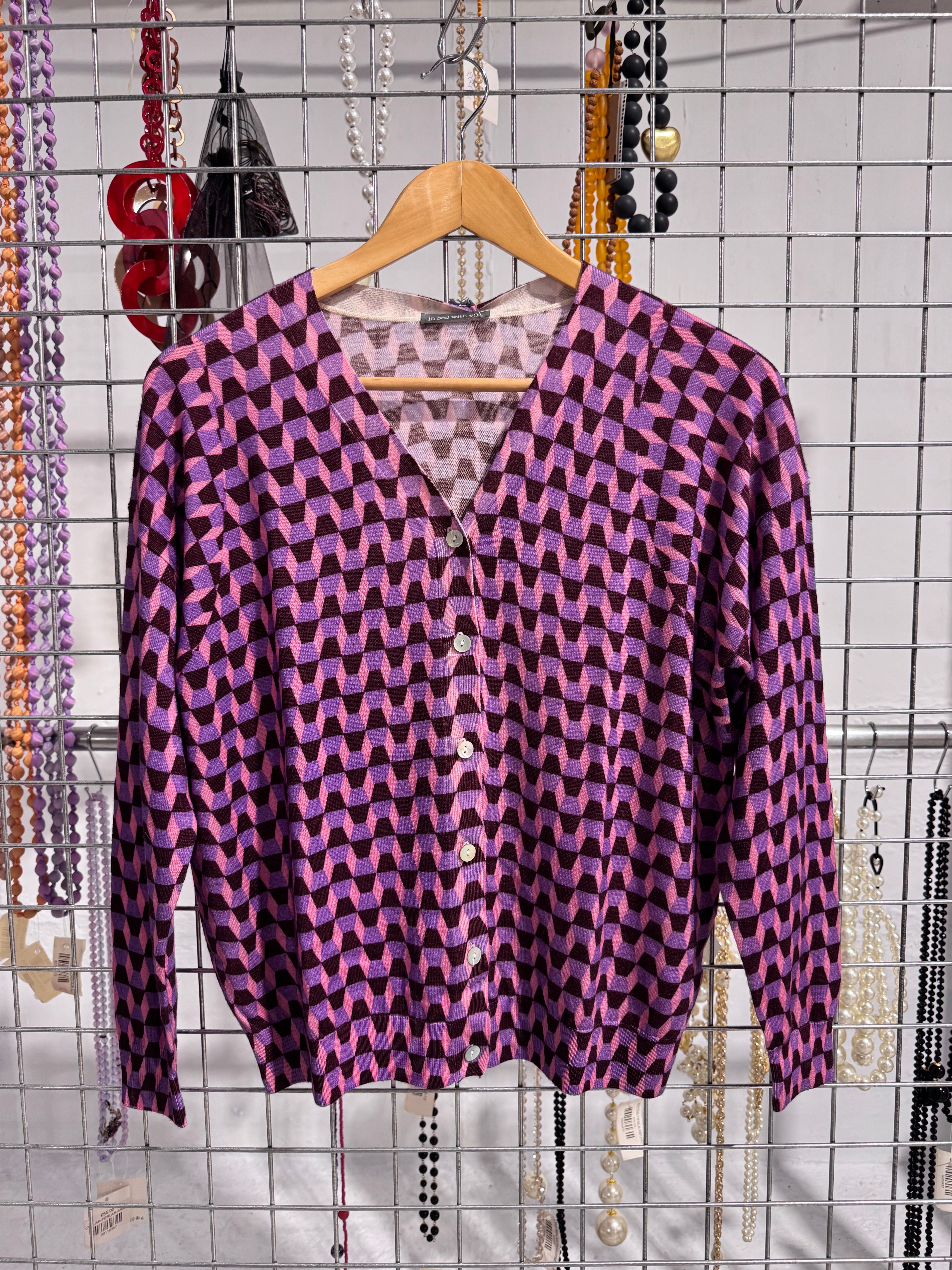 Cardigan In Bed With You Estampado Violeta