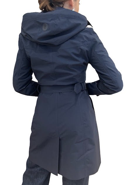 Gabardina Save The Duck Cinturon Marino