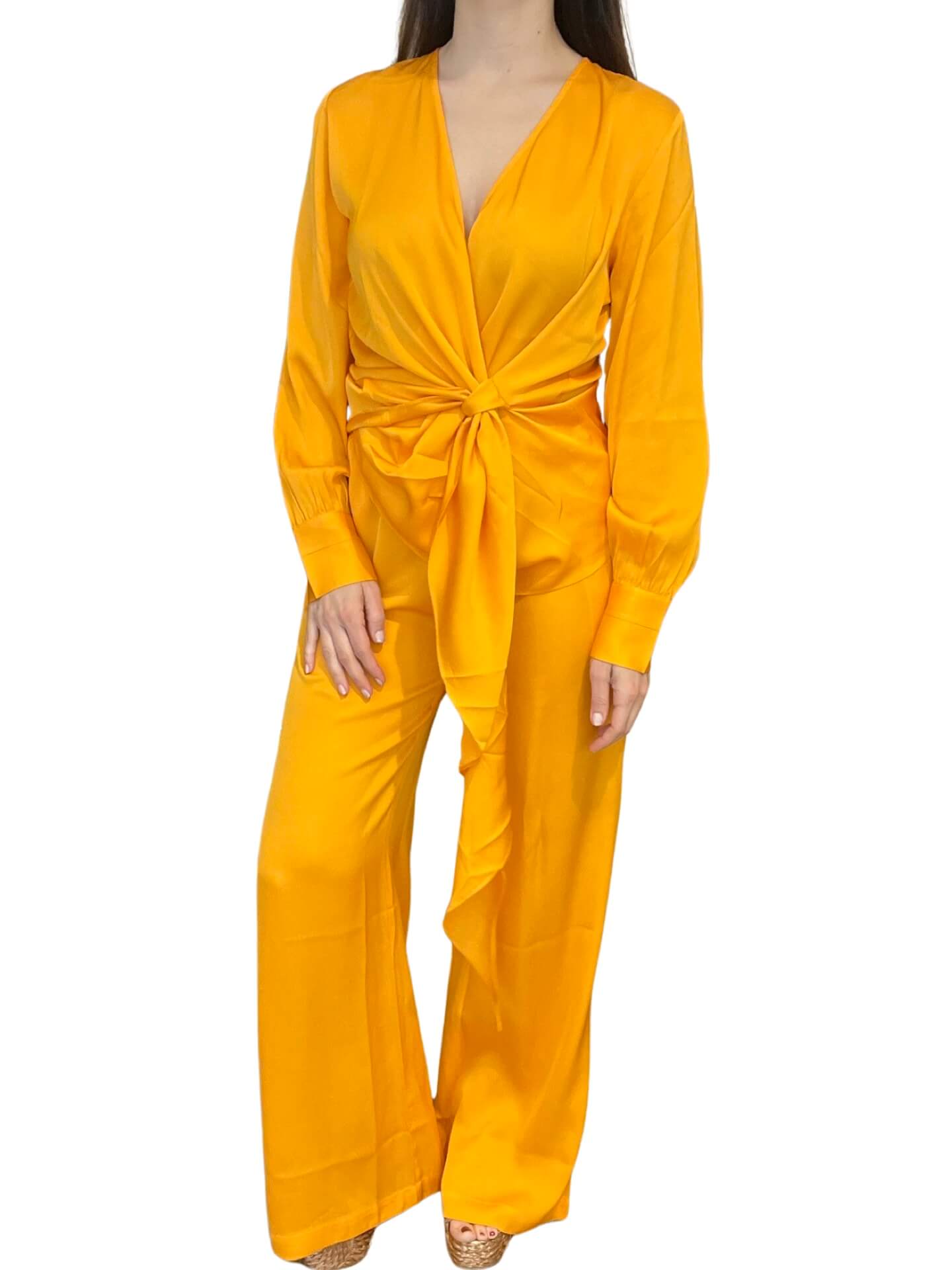 Silk95Five Knot Blouse