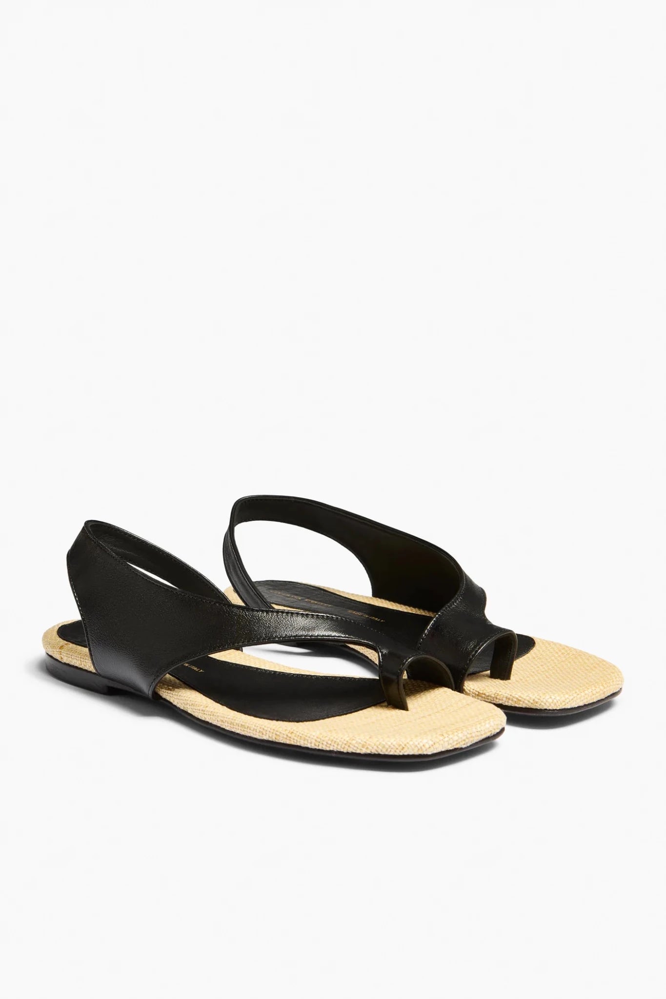 Conti Lightweight Leather and Jute Sandal