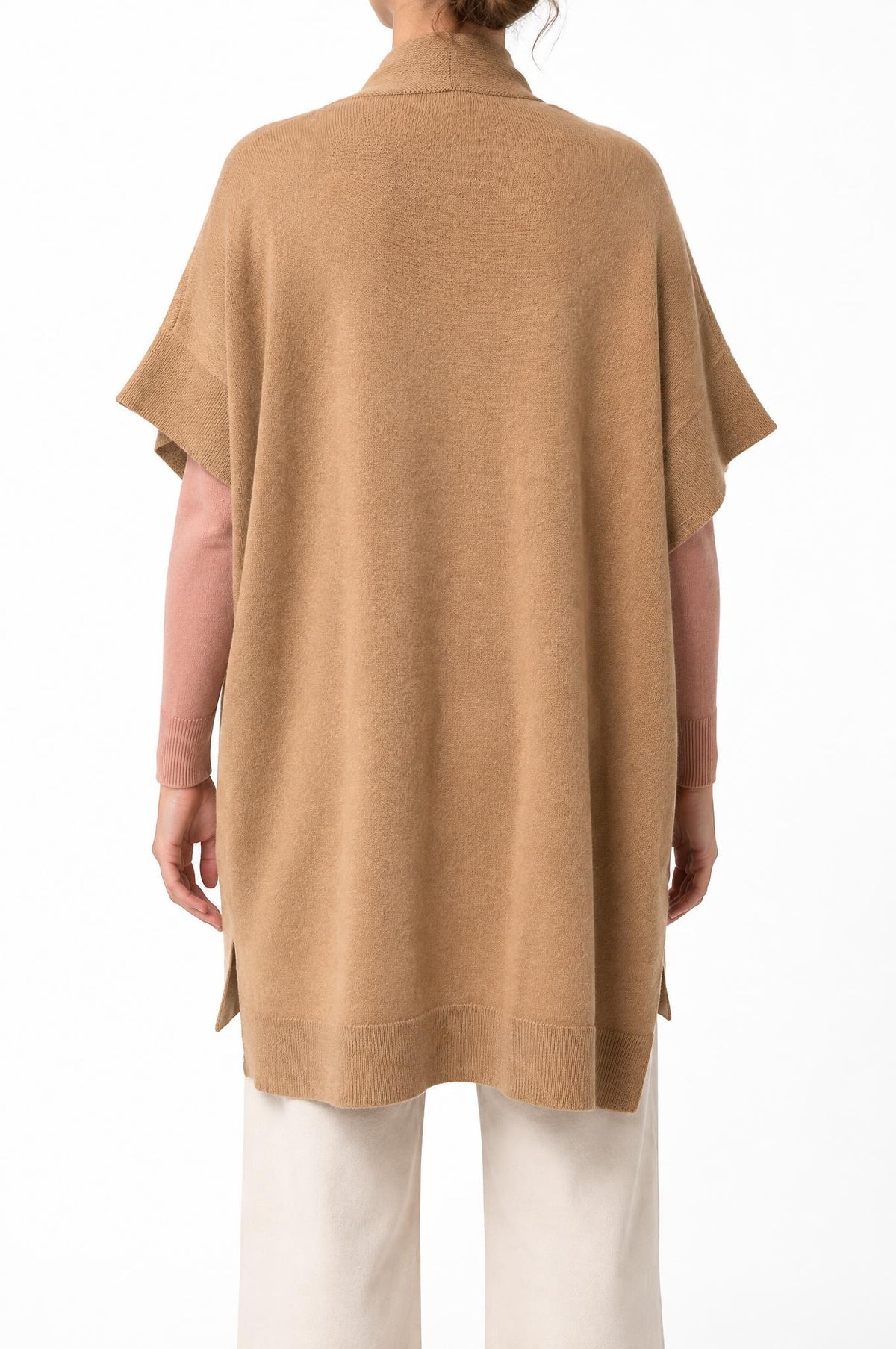 Cardigan Solocasmir Larga Camel