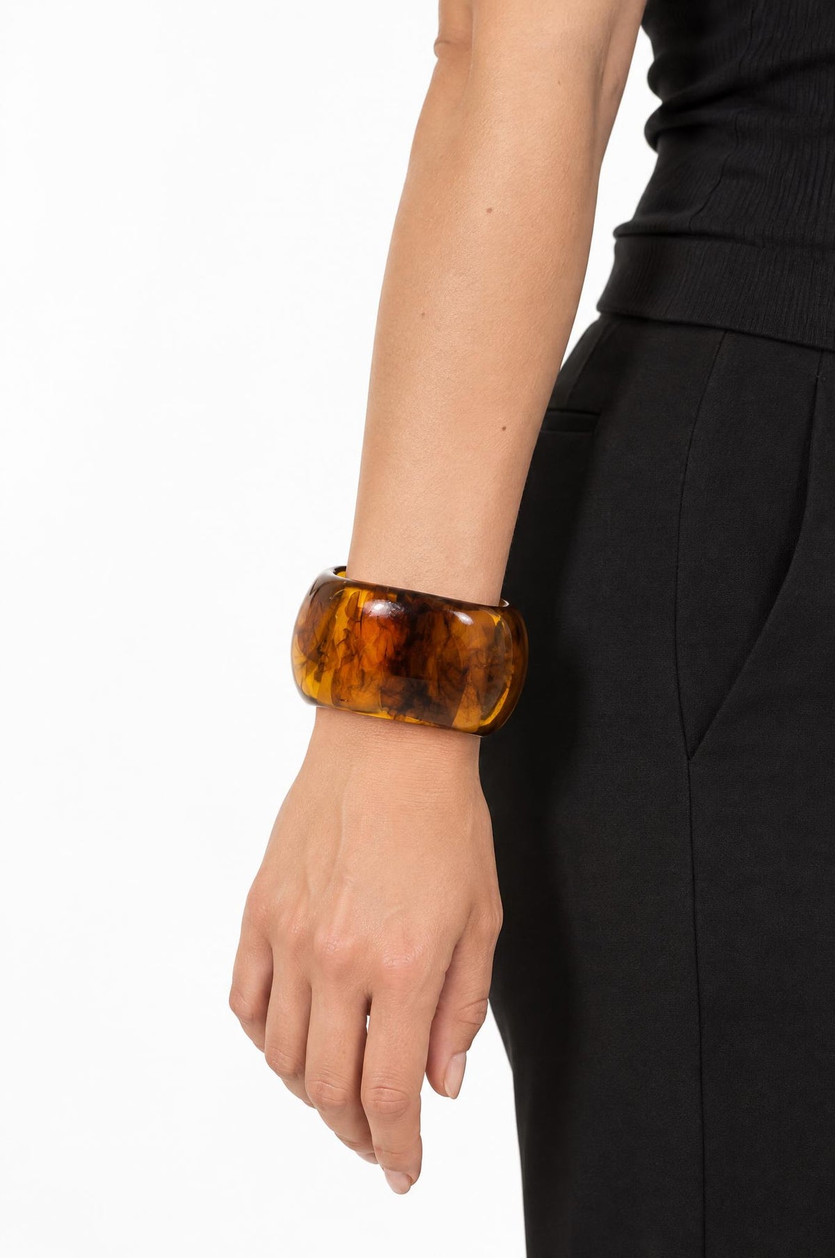 Pulsera Il Baco Da Seta Rígida Ambar