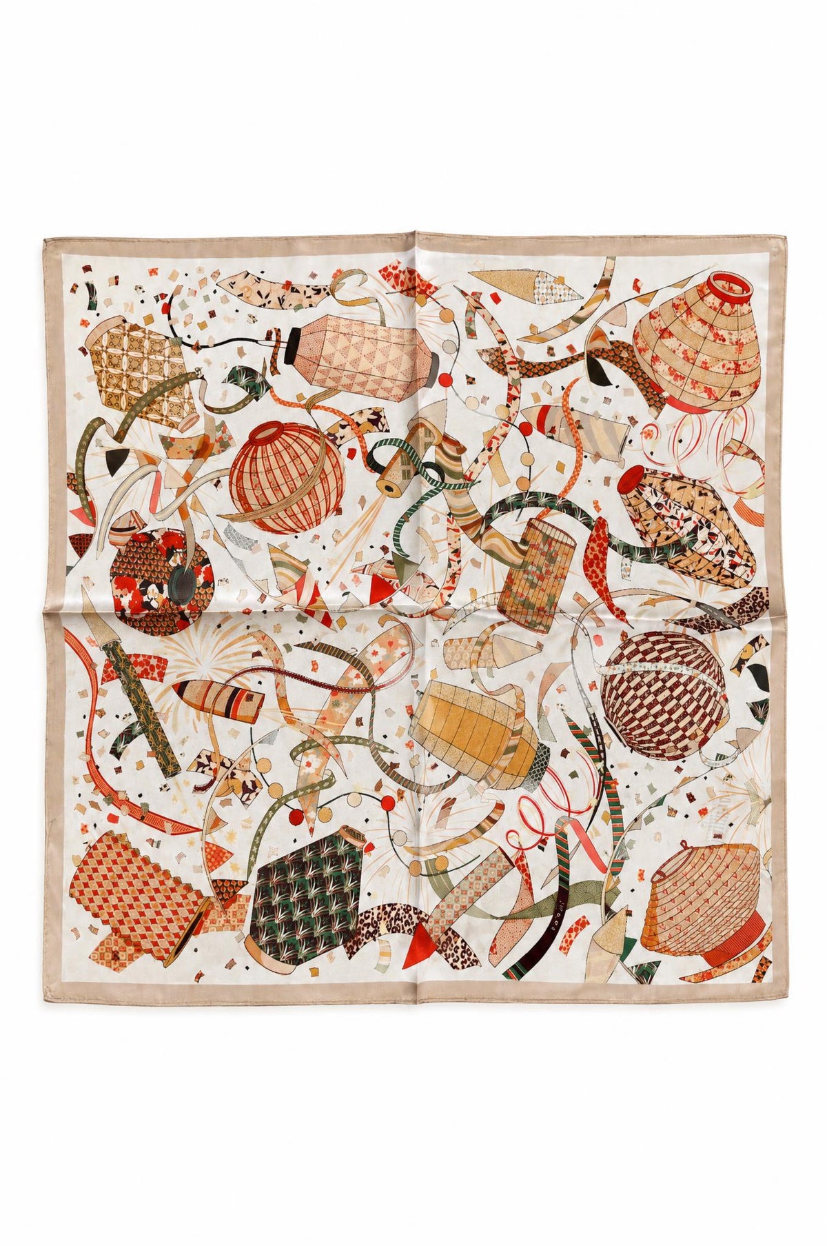 Foulard Maison Fanli Farolillos Beig