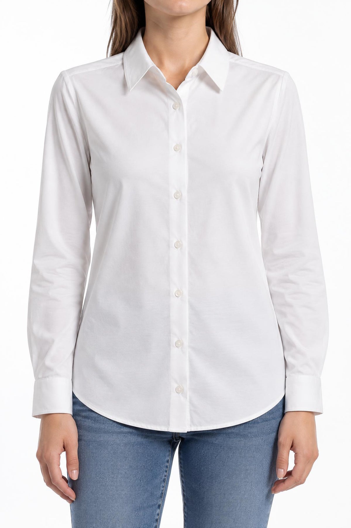 Camisa Academia Emily Tecno Blanco