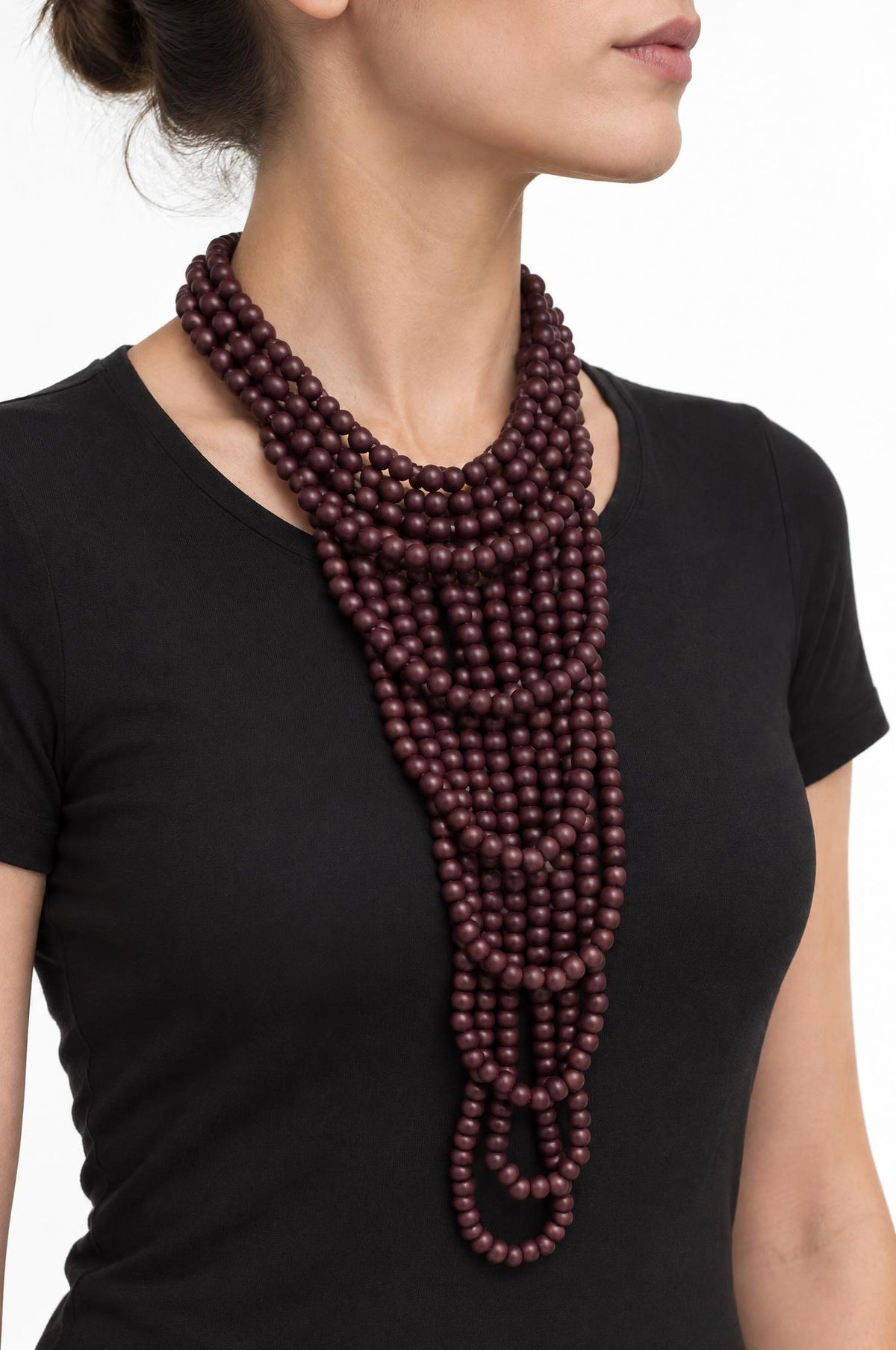 Collana Il Baco Da Seta Palline Di Vino