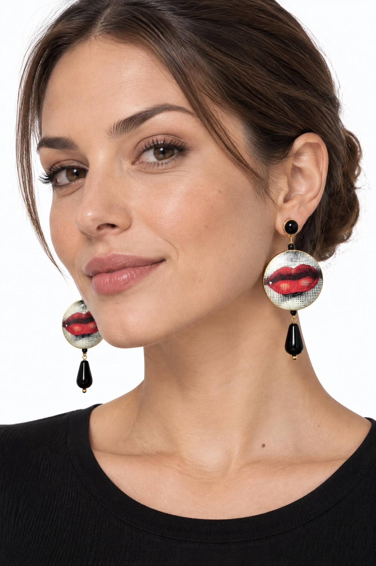 Pendientes Fabrizio Marcantelli Labios