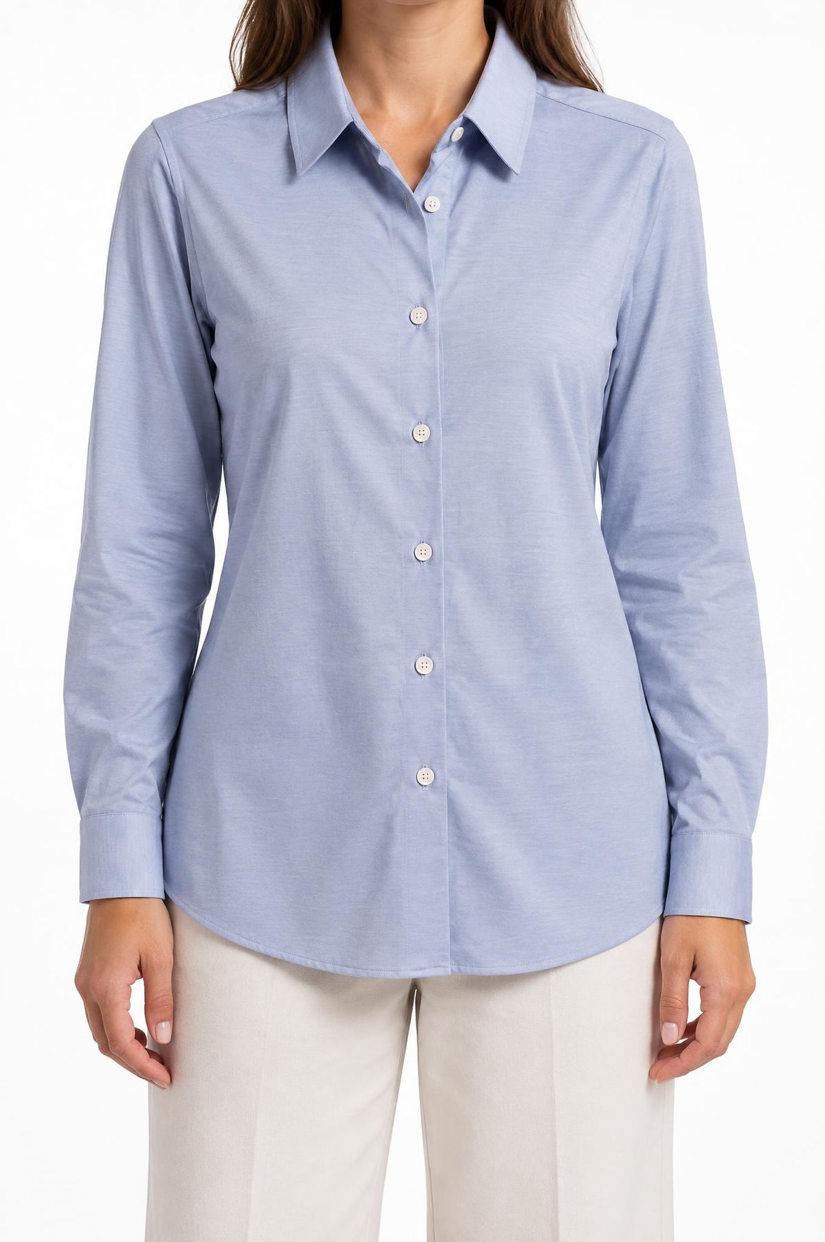 Camisa Academia Emily Tecno Azul