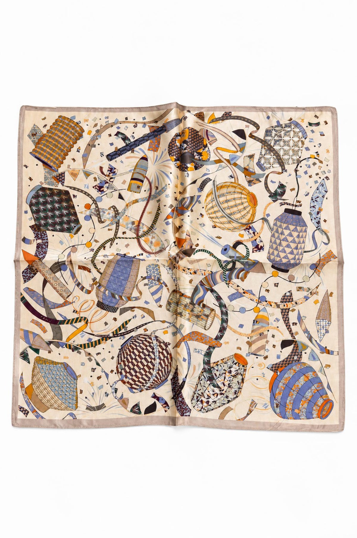 Foulard Maison Fanli Cohetes Beig