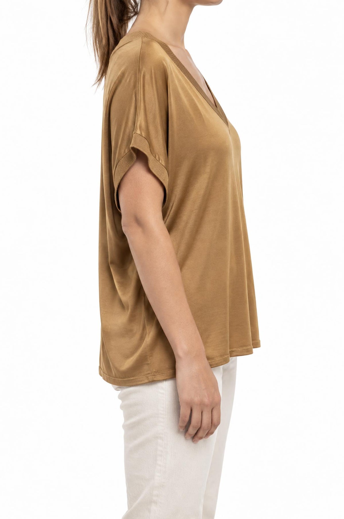Top Sunny Studio Pico Lurex Camel