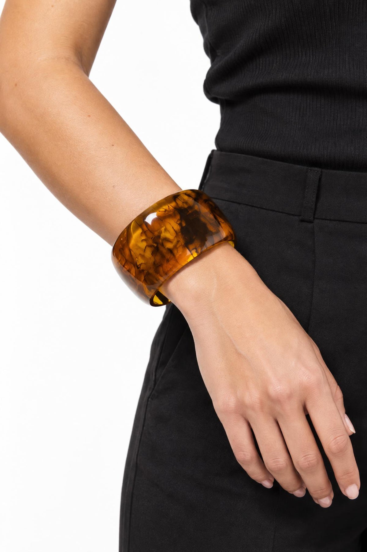 Pulsera Il Baco Da Seta Rígida Ambar
