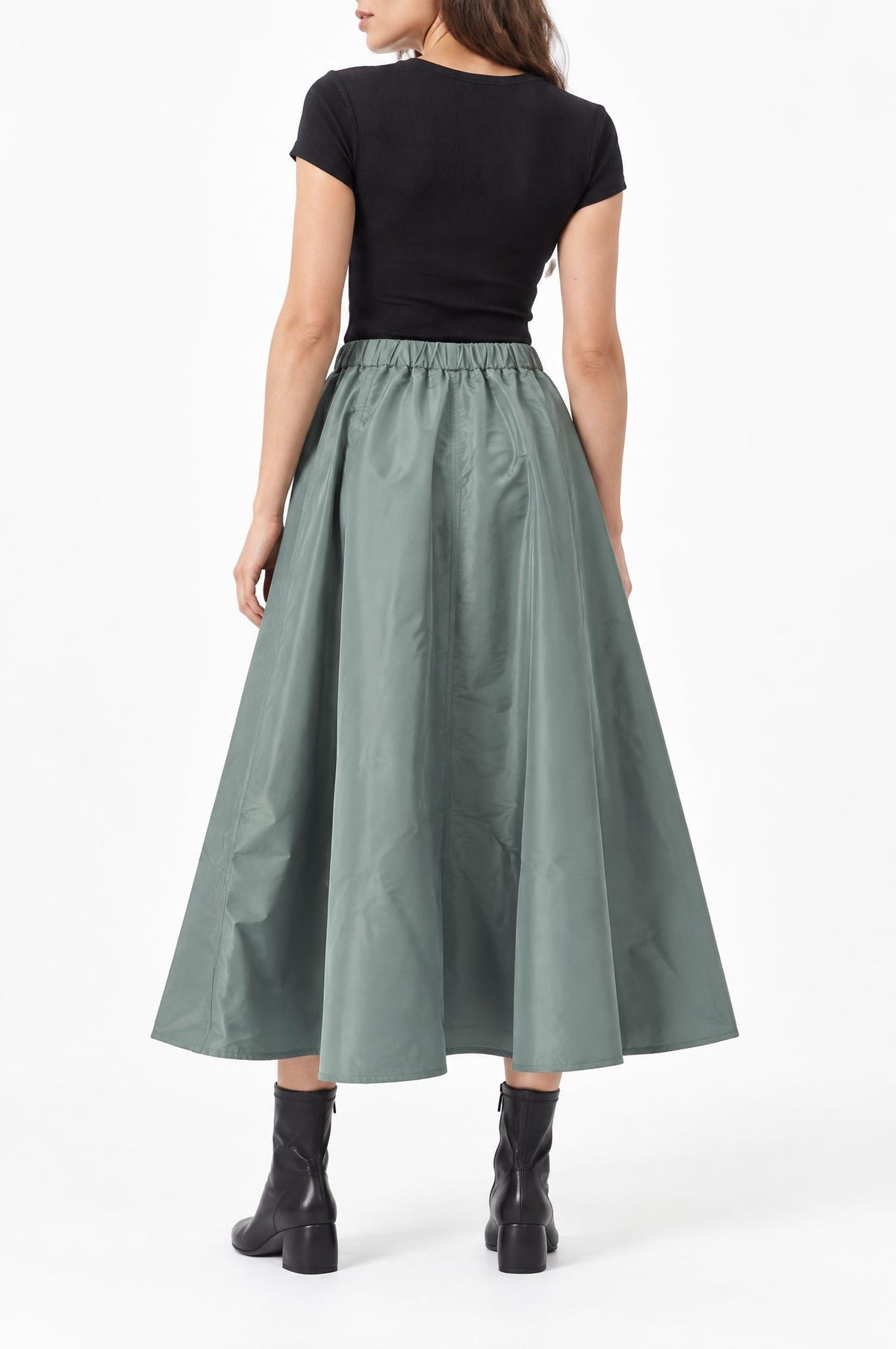 Falda Floor Capa Verde