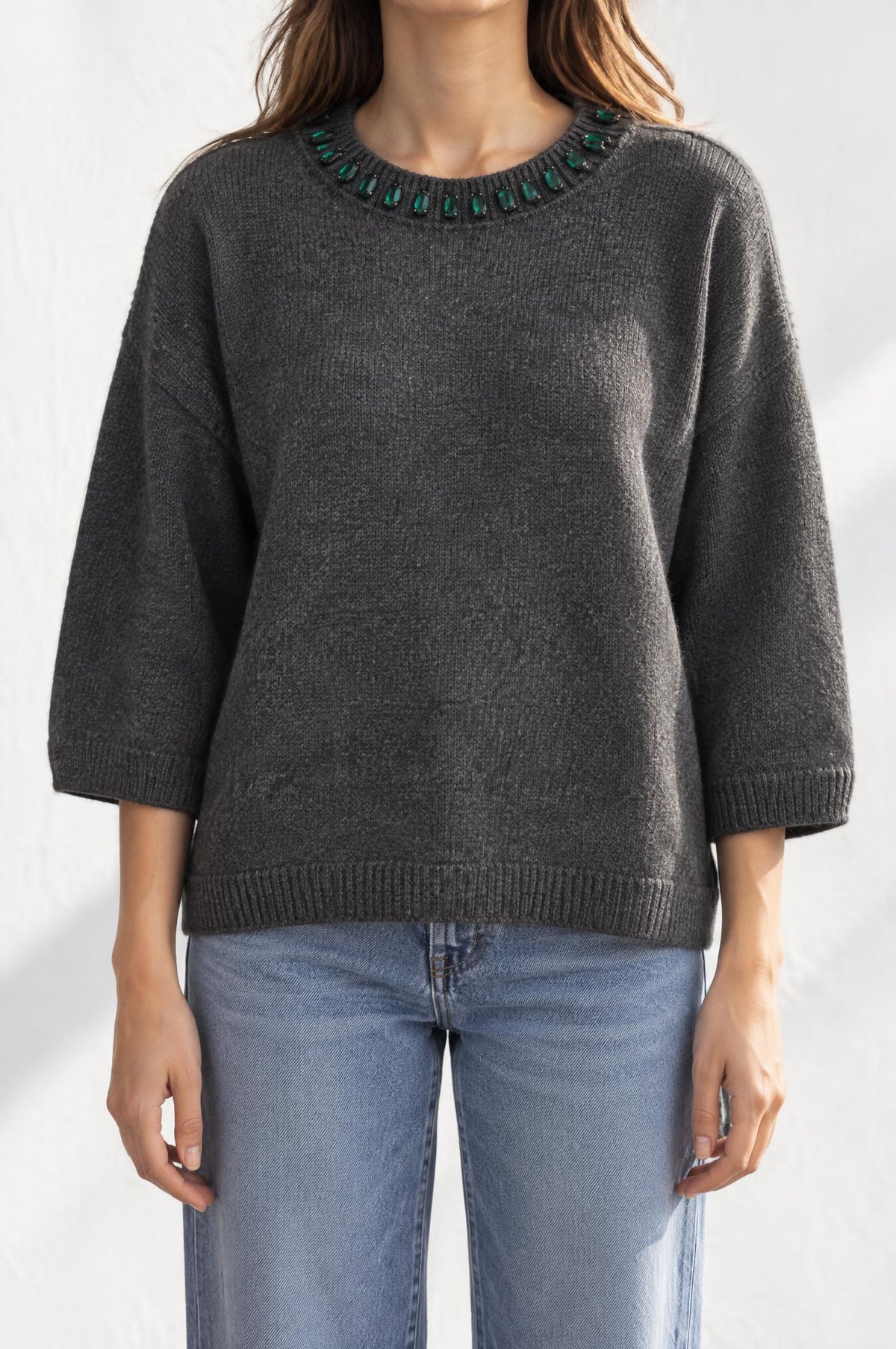 Jersey Liviana Conti Mabel Gris