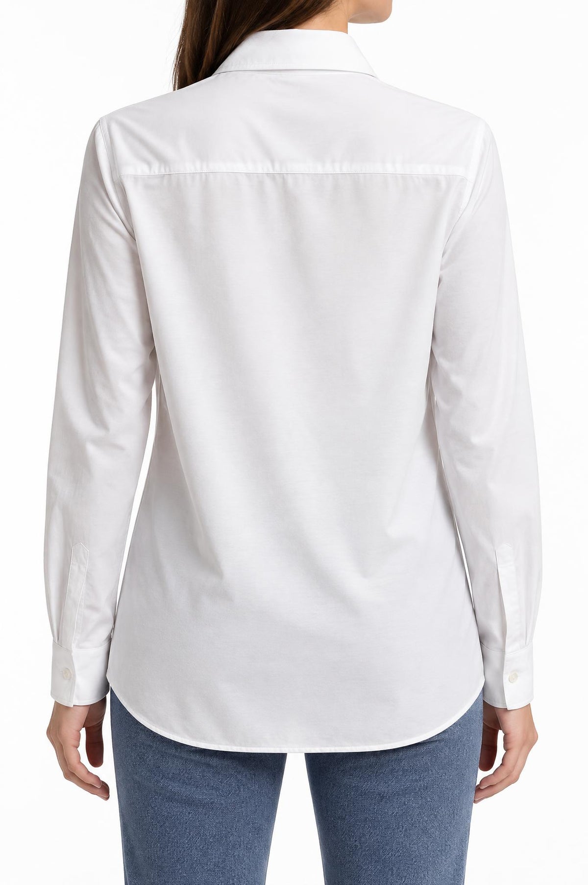 Camisa Academia Emily Tecno Blanco