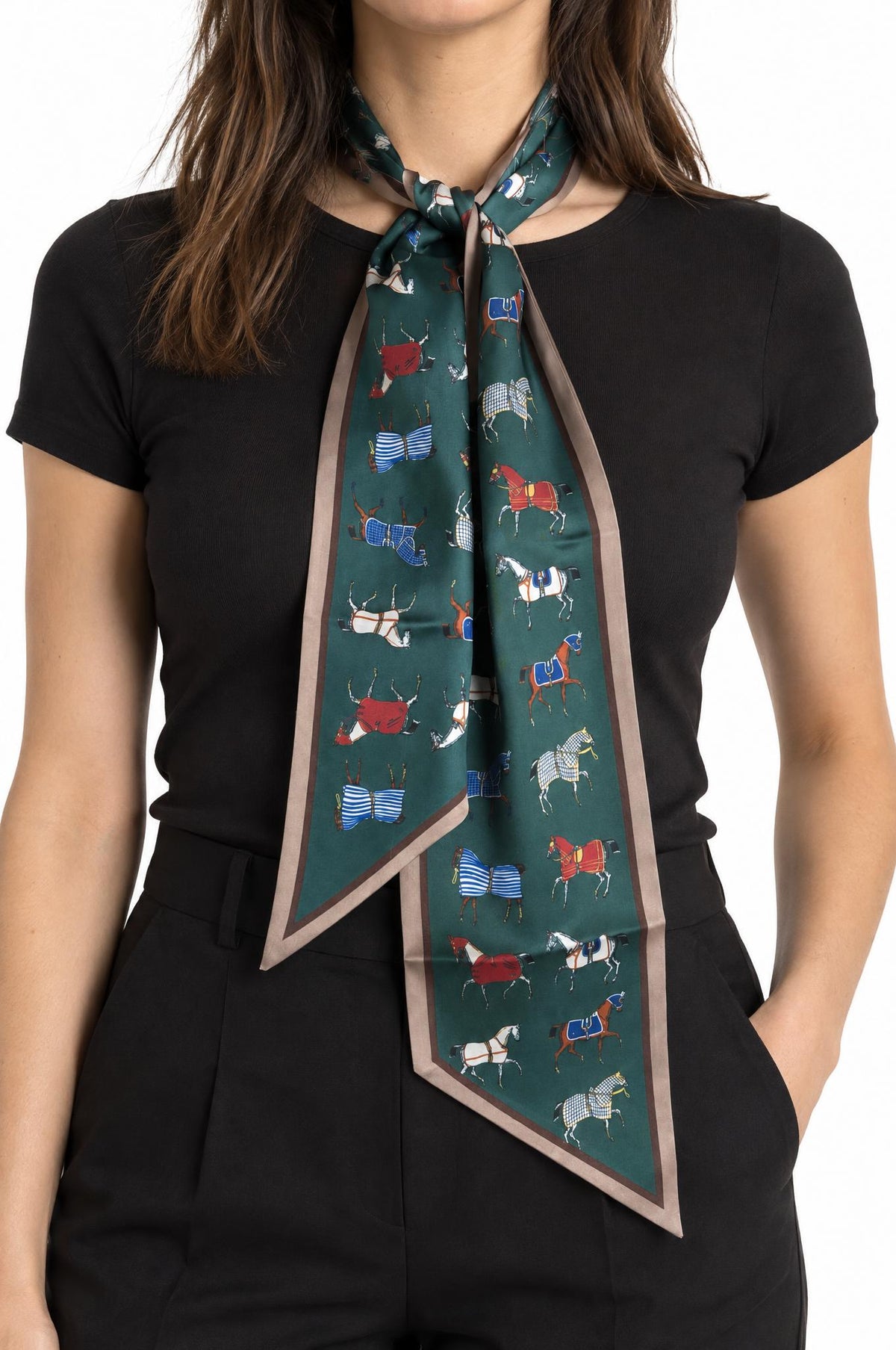 Twilly Il Baco Da Seta Estampado Caballos