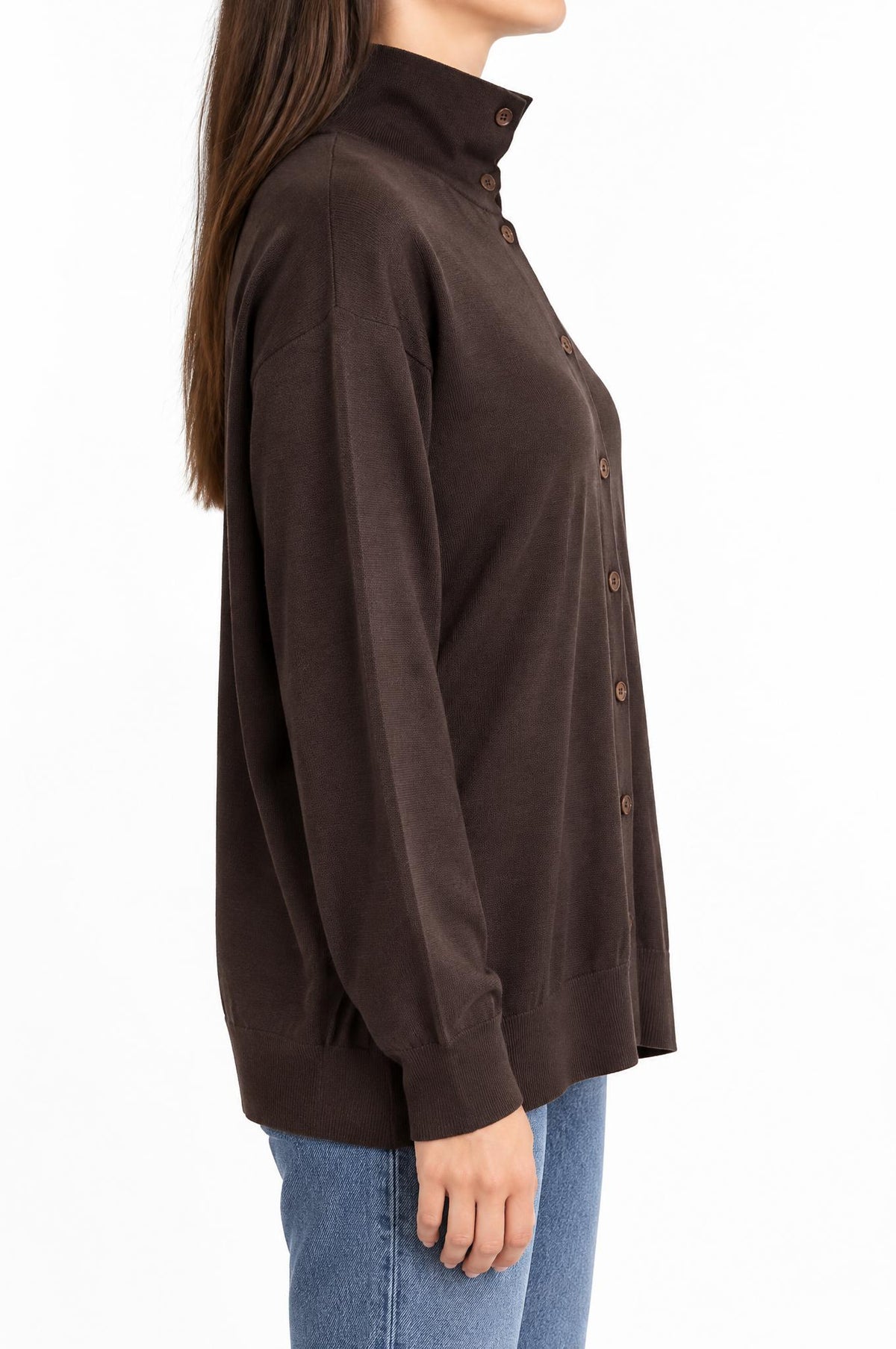 Cardigan Sunny Studio Marron