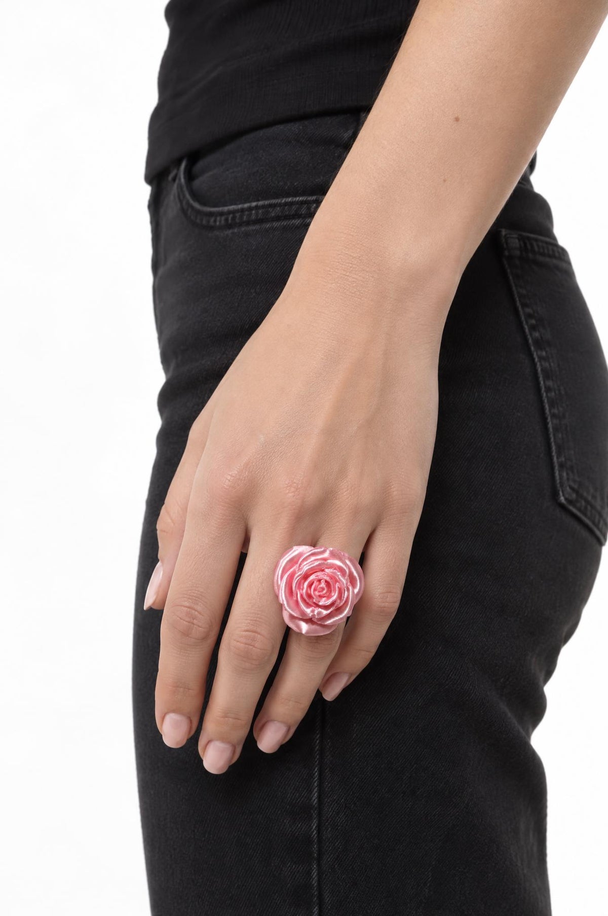 Anillo Fabrizio Marcantelli Flor Rosa