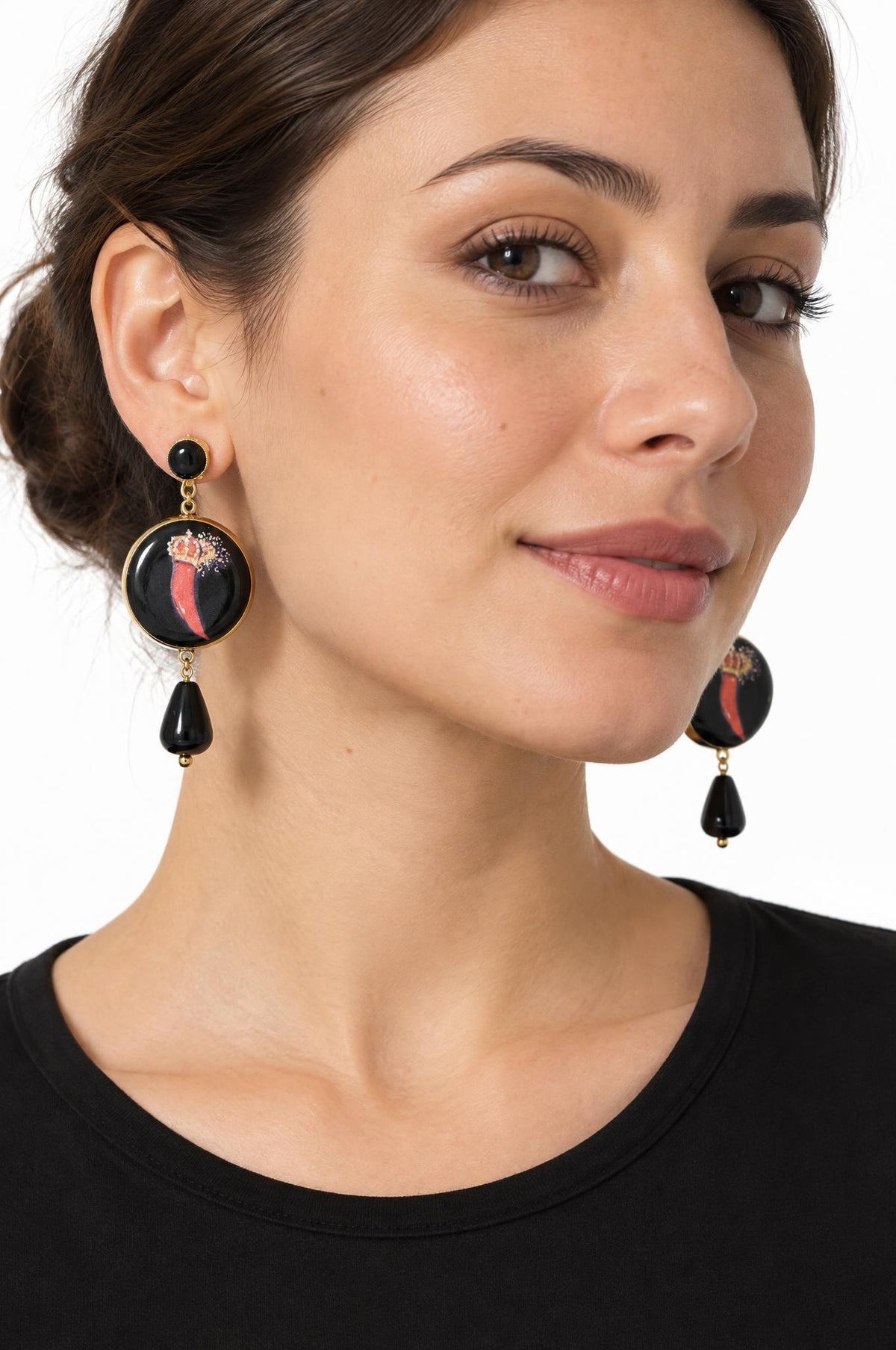 Pendientes Fabrizio Marcantelli Cuerno