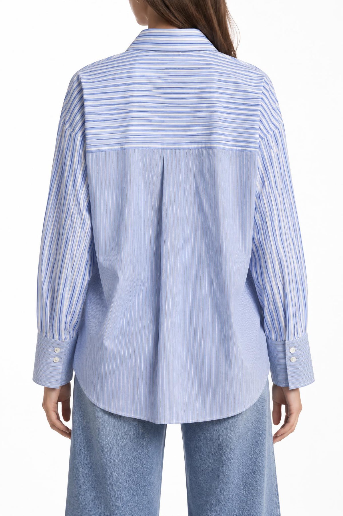 Camisa Academia Marie Patch Azul
