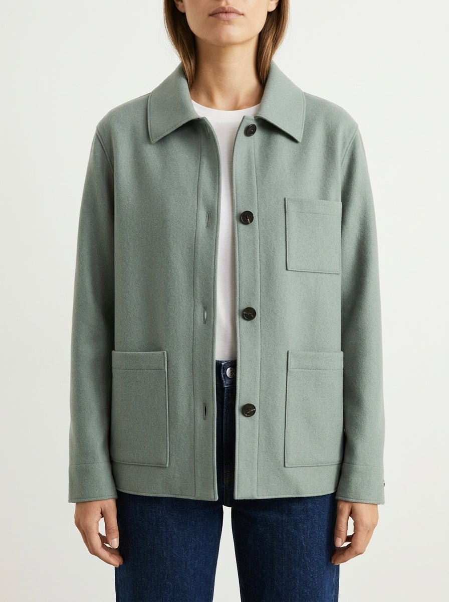 Chaqueta Harris Wharf London Chore Verde Salvia