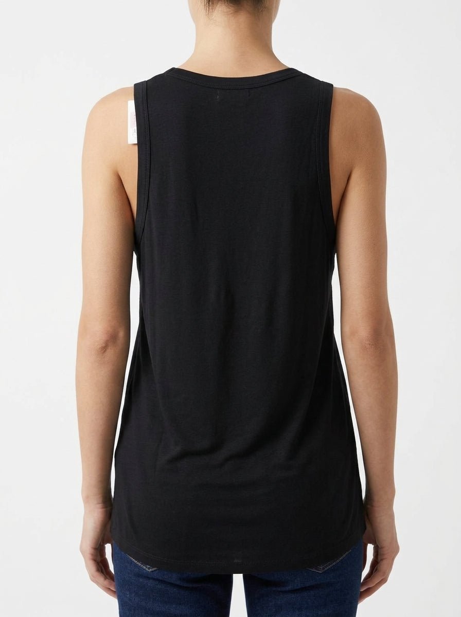 Camiseta Majestic Tirantes Negra