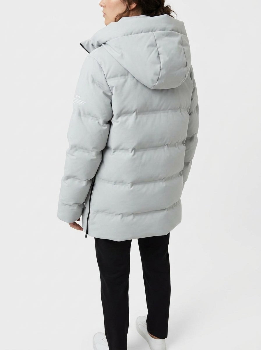 Plumífero Ecoalf Mia Gris Perla