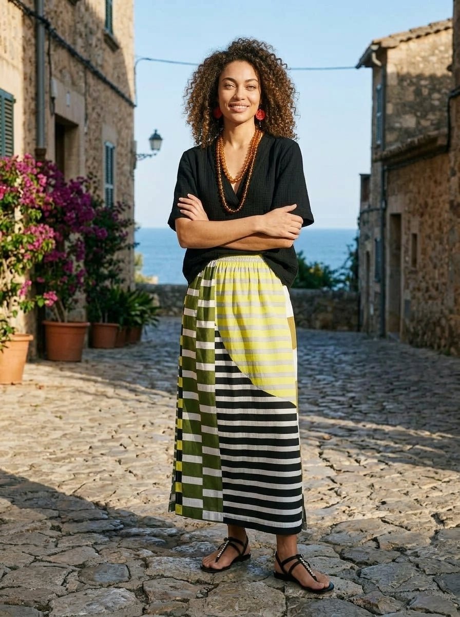 Jupe Mapoésie Rayée