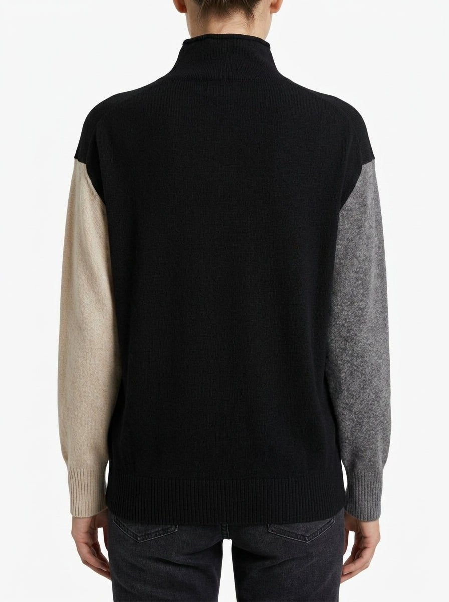 Jersey Floor Cuello Cisne Negro