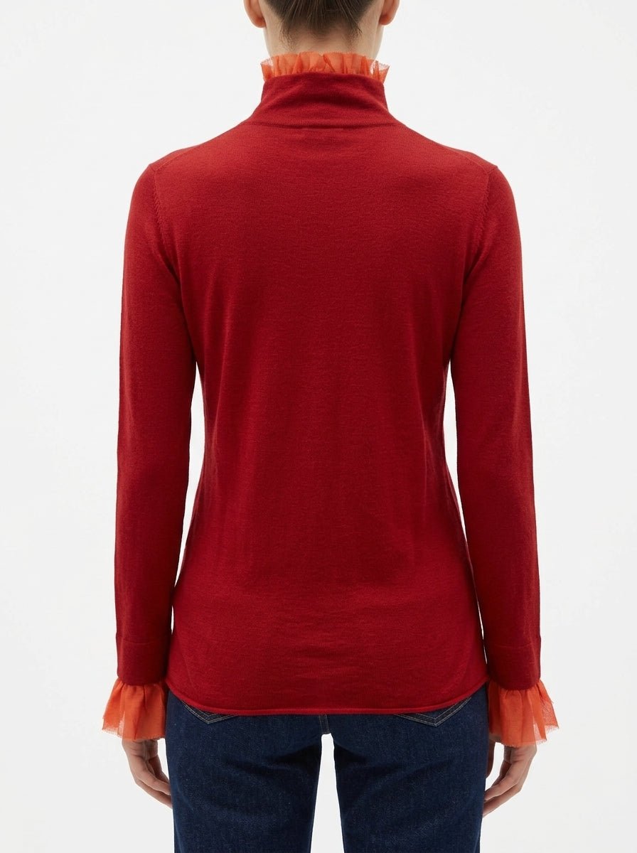 Camiseta Shirt C-Zero Cuello Perkins Rojo