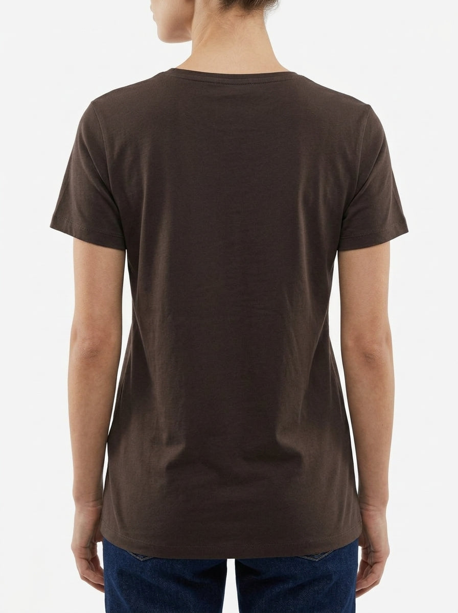 Camiseta Ecoalf Lake Marrón Chocolate