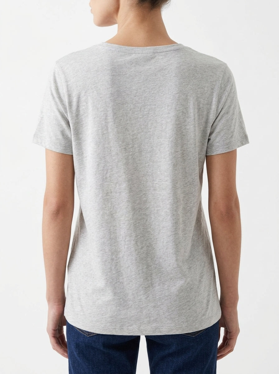 Camiseta Ecoalf Lake Gris Claro