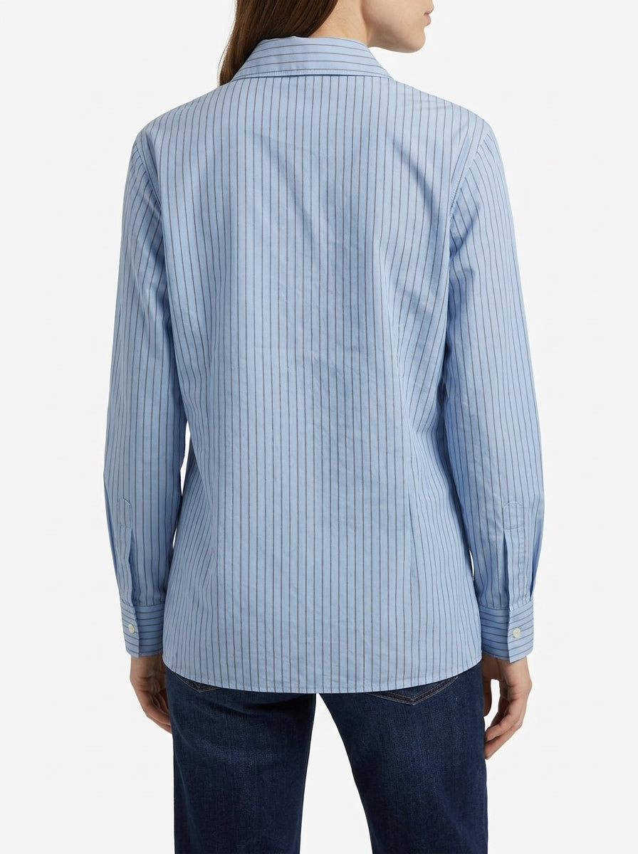 Camisa Diega Cianta Rayas Cielo