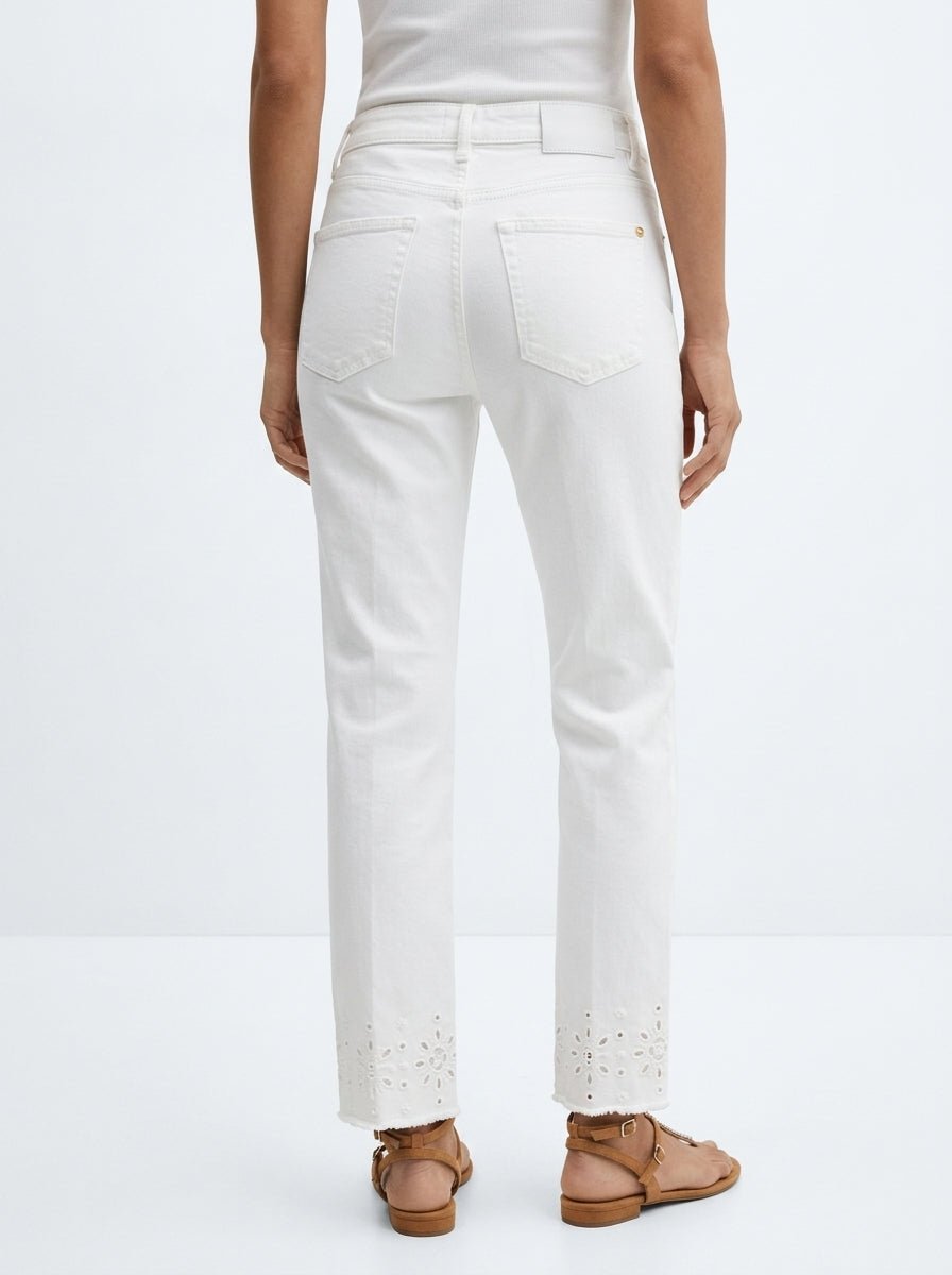 Jeans Cambio Francesca Blanco