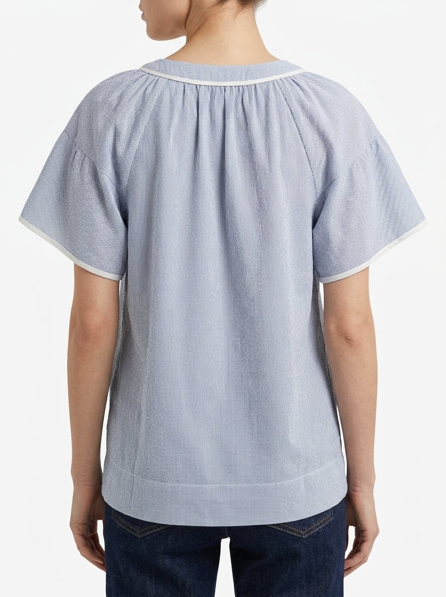 Blusa Rose And Rose Clemantis Rayas