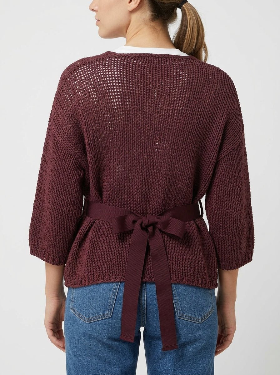 Ceinture courte en tricot Kimono Niū